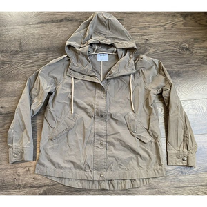 EUC Womens Old Navy green light weight jacket hooded size XS (runs big)